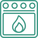 gas cooker and hob in a modern kitchen, connecting gas pipes and securing the appliance.