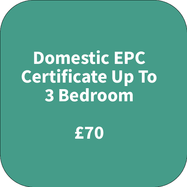 Domestic EPC Certificate 1- 3 Beds