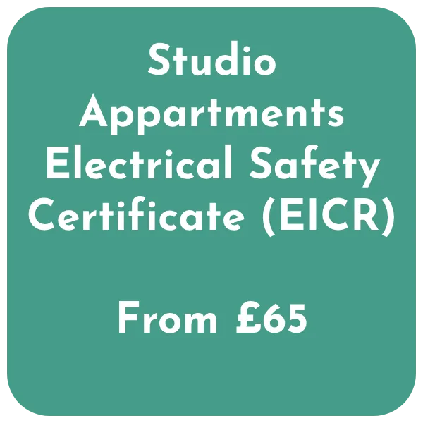 Studio Appartments Electrical Safety Certificate (EICR)